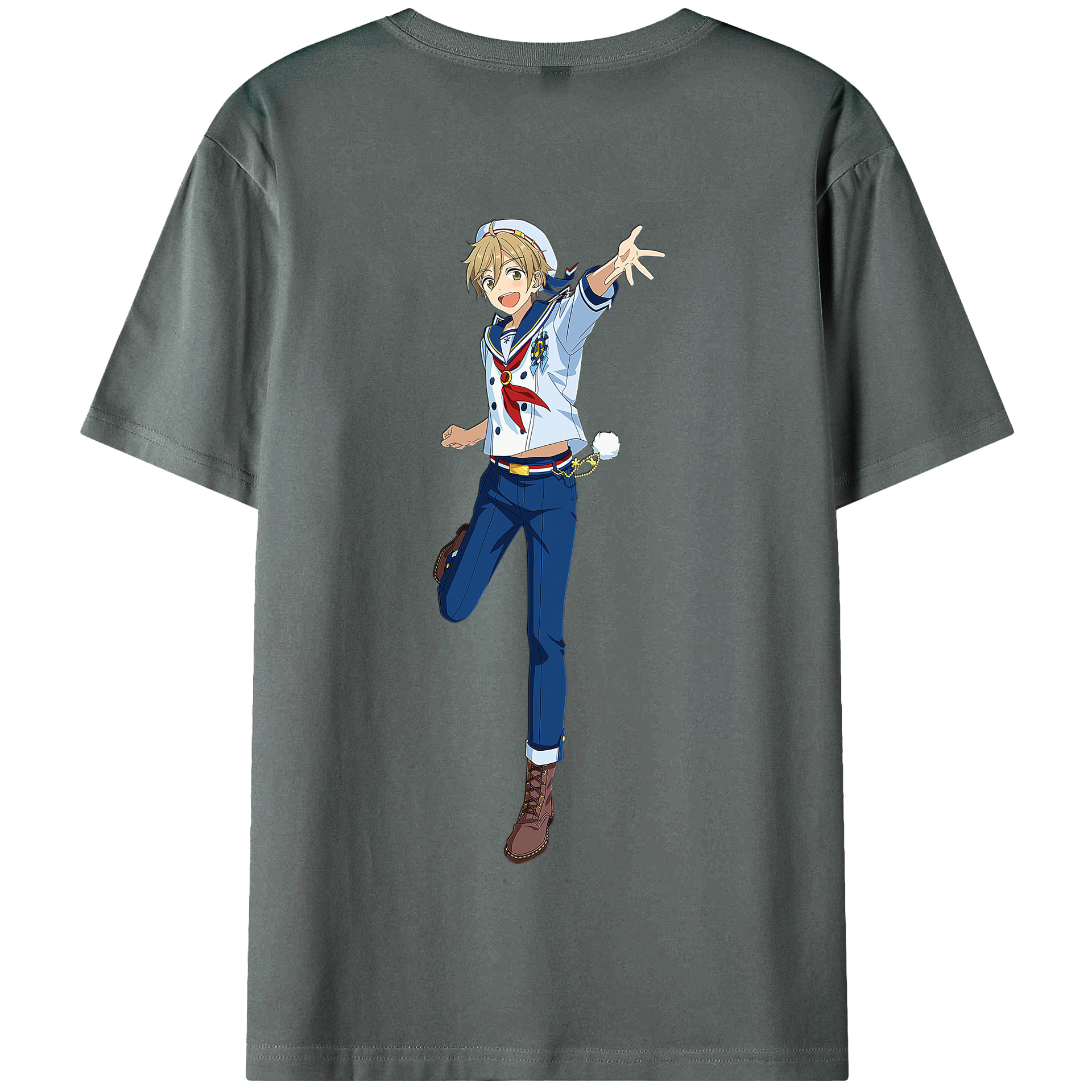（画像用） あんさんぶるスターズ! Ensemble Stars 綿100％半袖Tシャツ（背面プリント）
